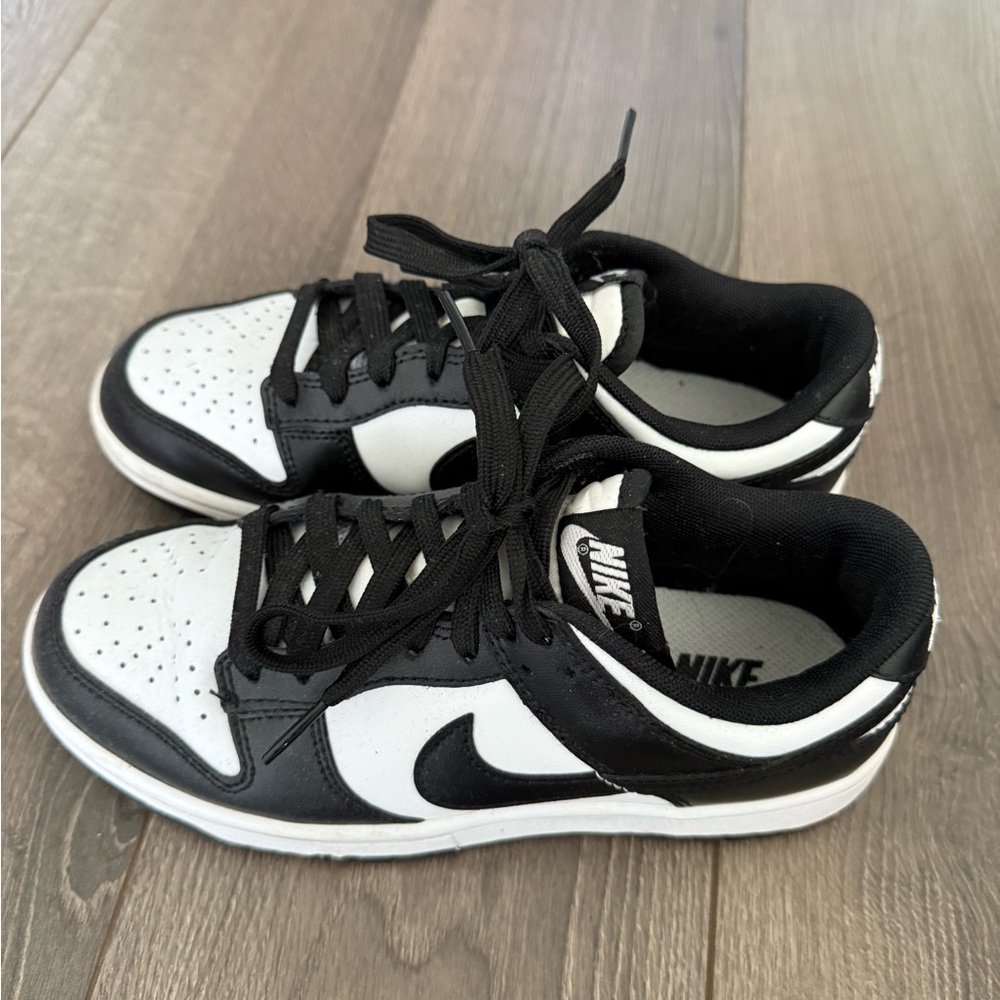 Nike Two-Tone Black and White Low-Top Sneakers